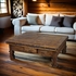 Iron Banded Ox Yoke Coffee Table