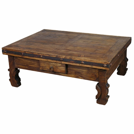 Iron Banded Ox Yoke Coffee Table