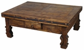 Iron Banded Ox Yoke Coffee Table