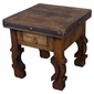 Iron Banded Ox Yoke End Table - Minimum Order 2