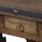 Iron Banded Ox Yoke End Table - Minimum Order 2