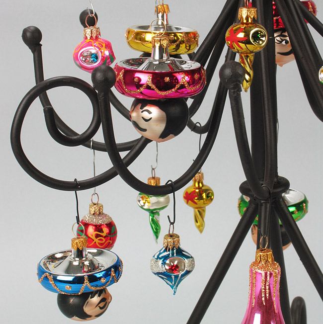 Iron Christmas Tree Display Stands Mini and Small