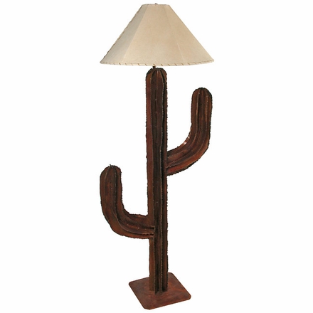 Iron Saguaro Cactus Floor Lamp