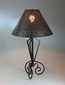 Iron Tri Base Table Lamp with Extra Punched Tin Shade