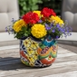 Japanese Talavera Flower Pot