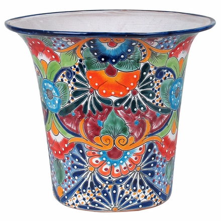 Jumbo Size Talavera Flower Pots - Assorted Designs