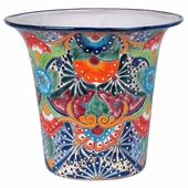 Jumbo Size Talavera Flower Pots - Assorted Designs