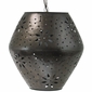 Large Aged Tin Margarita Hanging Pendant Light