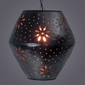 Large Aged Tin Margarita Hanging Pendant Light