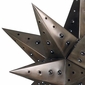Large Aged Tin Star with Marbles