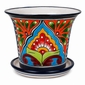 Large Assorted Traditional Talavera Flower Pot