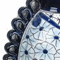 Large Blue-White Talavera Queen's Vase
