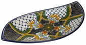 Large Curved Talavera Platter - Dolores Pattern