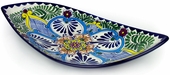 Large Curved Talavera Platter - Margarita Pattern