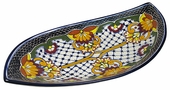 Large Curved Talavera Rosario Serving Platter