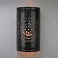 Large Darkened Copper Wall Sconce Light Cover