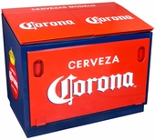Large Double Lid Corona Cooler Red & Blue - 120 Bottle
