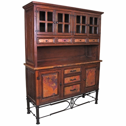 Large Francisco Console with Pablo Base and Hutch