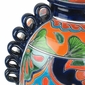 Large Handled Talavera Vase with Lid