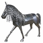 Large Metal Horse Sculpture - Over 5 ft Tall