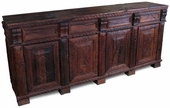 Large Old World Carved Mesquite Buffet