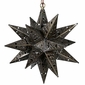 Large Ornate Tin Star Fixture