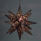 Large Ornate Tin Star Fixture