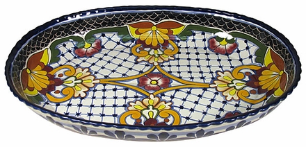 Large Oval Rosario Talavera Serving Bowl