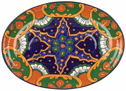 Large Oval Talavera Serving Platter