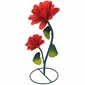 Large Painted Metal Garden Flowers