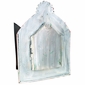 Large Painted Tin Nicho with Catrina Print