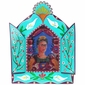 Large Painted Tin Nicho with Frida Kahlo Print