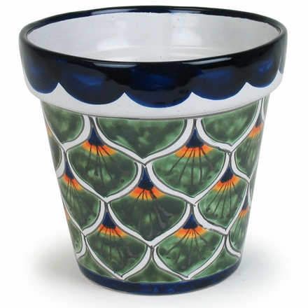 Large Peacock Flower Pot