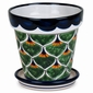 Large Peacock Flower Pot