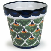 Large Peacock Flower Pot