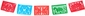 Large Plastic Picado Banners - Set of 2