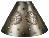 Large Punched Marble Shade
