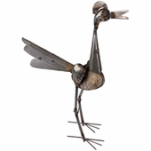Large Rocking Roadrunner Metal Garden Art Sculpture