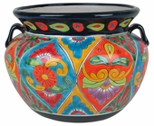 Large Rounded Talavera Pot