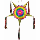 Large Star Pinata Decoration - Mexican Decorations - Set of 2