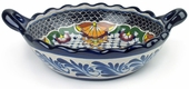 Large Talavera Cazuela Bowl - Rosario Pattern