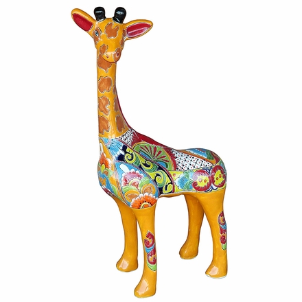 Large Talavera Giraffe Statue - 42