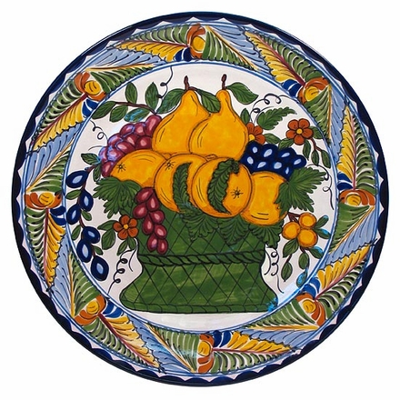 Large Talavera Italian Platter 18