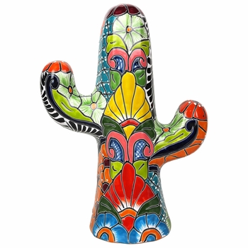 Large Talavera Saguaro Statue