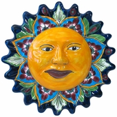 Large Talavera Sun Face - 15.5" Dia.