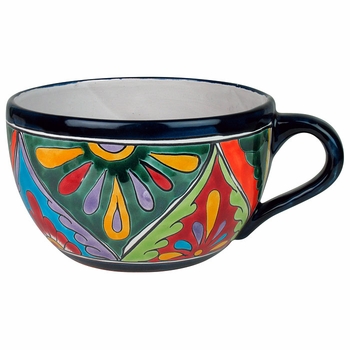 Large Talavera Tea Cup Flower Pot Planter