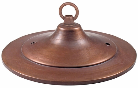 Large Tin Ridged Ceiling Plate 6