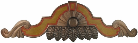 Leafy Tin Door Ornament