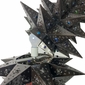 Lighted Punched Tin Star Christmas Tree with Marbles - Aged Tin