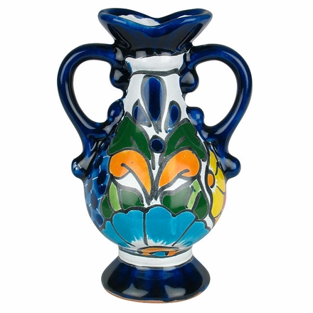 Loop Handle Talavera Vase